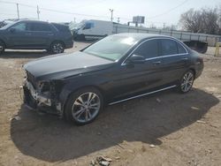 Salvage cars for sale at Oklahoma City, OK auction: 2017 Mercedes-Benz C300