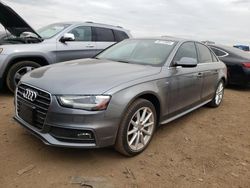 Salvage cars for sale from Copart Elgin, IL: 2016 Audi A4 Premium Plus S-Line