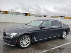 Salvage cars for sale at Van Nuys, CA auction: 2019 BMW 740 I