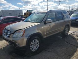Salvage cars for sale at Chicago Heights, IL auction: 2006 Honda CR-V SE