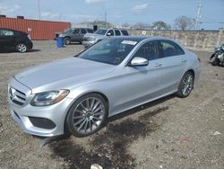 Salvage cars for sale from Copart Homestead, FL: 2017 Mercedes-Benz C300