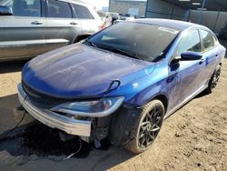 Salvage cars for sale from Copart Brighton, CO: 2015 Chrysler 200 S