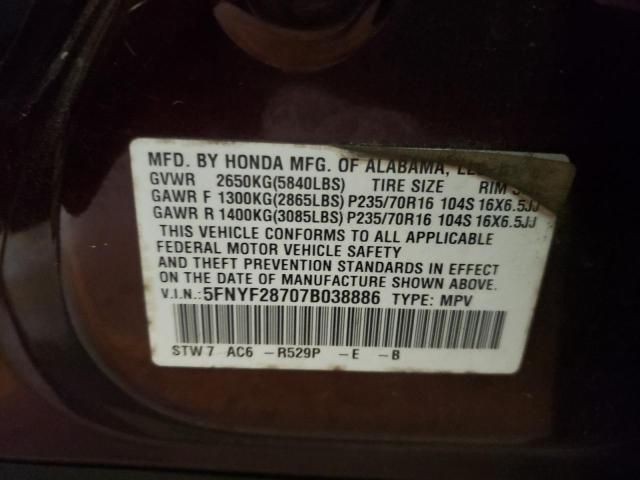 2007 Honda Pilot EXL