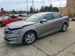 KIA Optima LX salvage cars for sale: 2016 KIA Optima LX