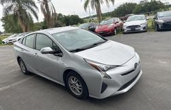 Salvage cars for sale from Copart Apopka, FL: 2018 Toyota Prius