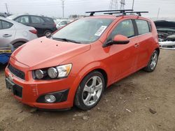 Salvage cars for sale at Elgin, IL auction: 2013 Chevrolet Sonic LTZ