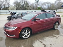 Salvage cars for sale at Savannah, GA auction: 2015 Chrysler 200 Limited