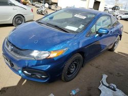 Honda salvage cars for sale: 2015 Honda Civic EX