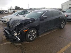 Honda salvage cars for sale: 2019 Honda Civic LX