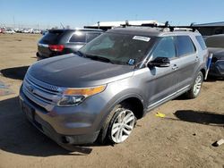 Salvage cars for sale at Brighton, CO auction: 2014 Ford Explorer XLT