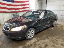 Salvage cars for sale at Lyman, ME auction: 2009 Honda Accord EXL