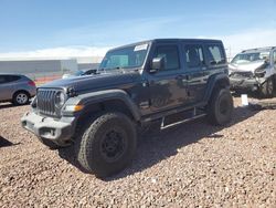 Salvage cars for sale from Copart Phoenix, AZ: 2018 Jeep Wrangler Unlimited Sport