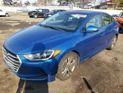 Salvage cars for sale at New Britain, CT auction: 2018 Hyundai Elantra SEL