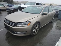 Volkswagen Passat SE salvage cars for sale: 2015 Volkswagen Passat SE