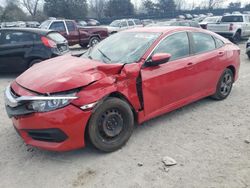 Honda salvage cars for sale: 2017 Honda Civic LX