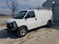 Salvage trucks for sale at Cicero, IN auction: 2017 GMC Savana G2500