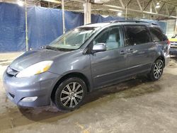 Salvage cars for sale from Copart Woodhaven, MI: 2007 Toyota Sienna XLE