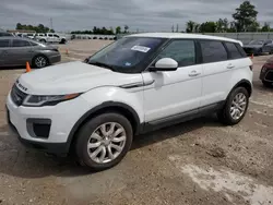 Salvage cars for sale from Copart Houston, TX: 2016 Land Rover Range Rover Evoque SE