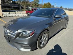 Mercedes-Benz salvage cars for sale: 2017 Mercedes-Benz E 300 4matic