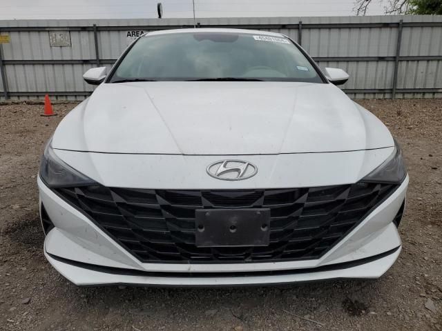 2021 Hyundai Elantra Blue