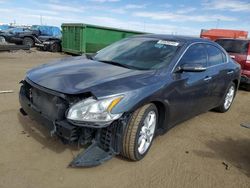 Salvage cars for sale from Copart Brighton, CO: 2012 Nissan Maxima S