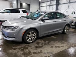 Salvage cars for sale from Copart Ham Lake, MN: 2015 Chrysler 200 Limited