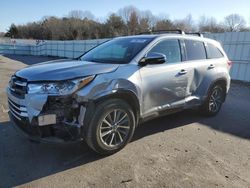 Salvage cars for sale from Copart Assonet, MA: 2019 Toyota Highlander SE