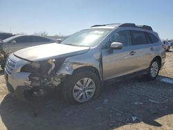 Salvage cars for sale at Kansas City, KS auction: 2017 Subaru Outback 2.5I Premium