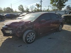 Toyota salvage cars for sale: 2022 Toyota Corolla LE