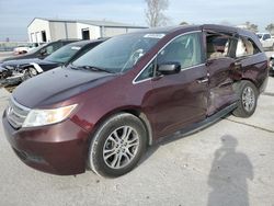 Salvage cars for sale at Tulsa, OK auction: 2013 Honda Odyssey EXL