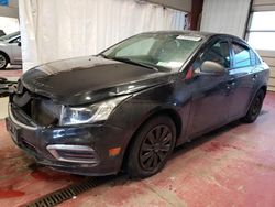 Salvage cars for sale at Angola, NY auction: 2016 Chevrolet Cruze Limited LS