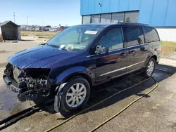 Salvage cars for sale at Woodhaven, MI auction: 2013 Chrysler Town & Country Touring