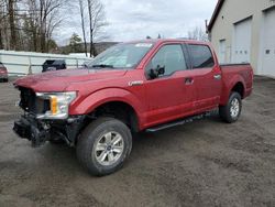 Salvage cars for sale at Center Rutland, VT auction: 2018 Ford F150 Supercrew