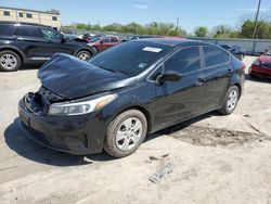 Salvage cars for sale at Wilmer, TX auction: 2017 KIA Forte LX