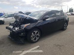 Salvage cars for sale from Copart Rancho Cucamonga, CA: 2021 KIA Forte FE