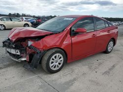 Salvage cars for sale at Lumberton, NC auction: 2022 Toyota Prius Night Shade