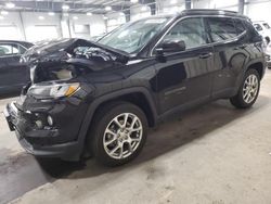 Salvage cars for sale at Ham Lake, MN auction: 2022 Jeep Compass Latitude LUX