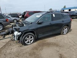 Salvage cars for sale at Woodhaven, MI auction: 2018 GMC Terrain SLE