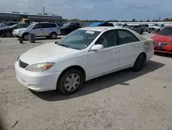 Salvage cars for sale at Harleyville, SC auction: 2002 Toyota Camry LE