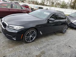 BMW 5 Series salvage cars for sale: 2021 BMW 530E