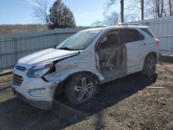 Salvage cars for sale from Copart Center Rutland, VT: 2017 Chevrolet Equinox Premier