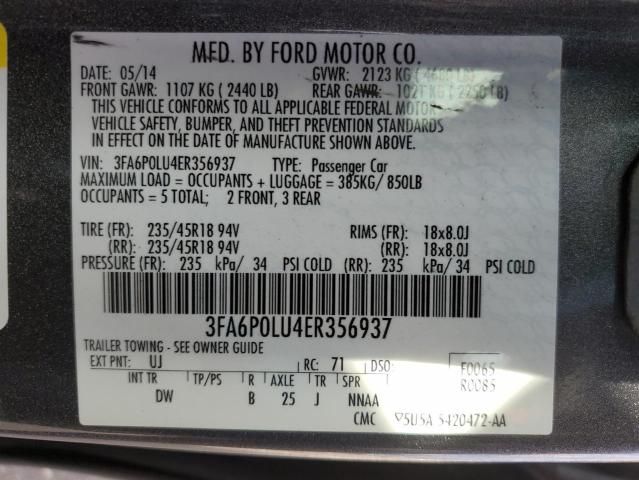 2014 Ford Fusion SE Hybrid