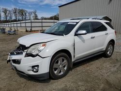 Salvage cars for sale at Spartanburg, SC auction: 2015 Chevrolet Equinox LTZ