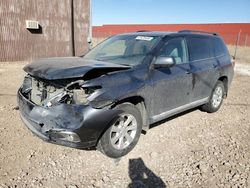 Toyota salvage cars for sale: 2012 Toyota Highlander Base