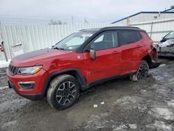 Salvage cars for sale at Albany, NY auction: 2019 Jeep Compass Trailhawk