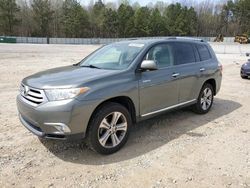 Salvage cars for sale from Copart Gainesville, GA: 2011 Toyota Highlander Limited