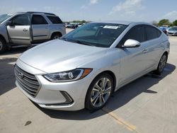 Salvage cars for sale at Grand Prairie, TX auction: 2018 Hyundai Elantra SEL