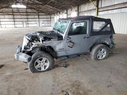 Salvage cars for sale from Copart Phoenix, AZ: 2017 Jeep Wrangler Sport