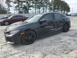 Honda salvage cars for sale: 2018 Honda Civic Sport