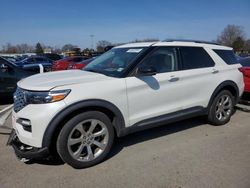 Ford salvage cars for sale: 2020 Ford Explorer Platinum